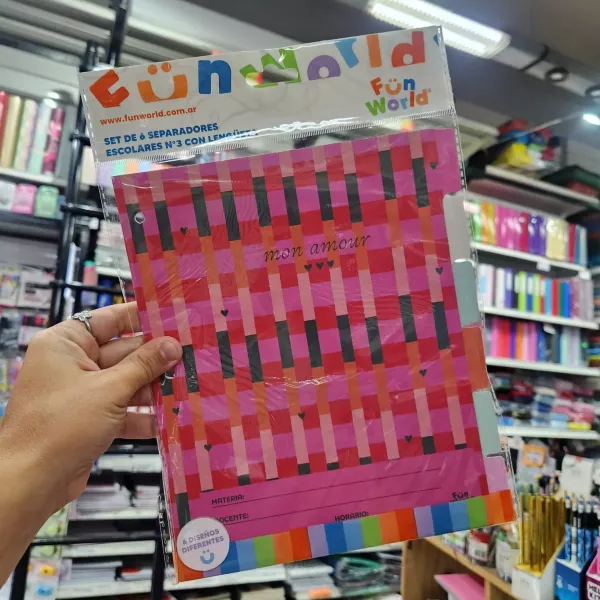 Separador FW N3 con lengüeta Colorblock