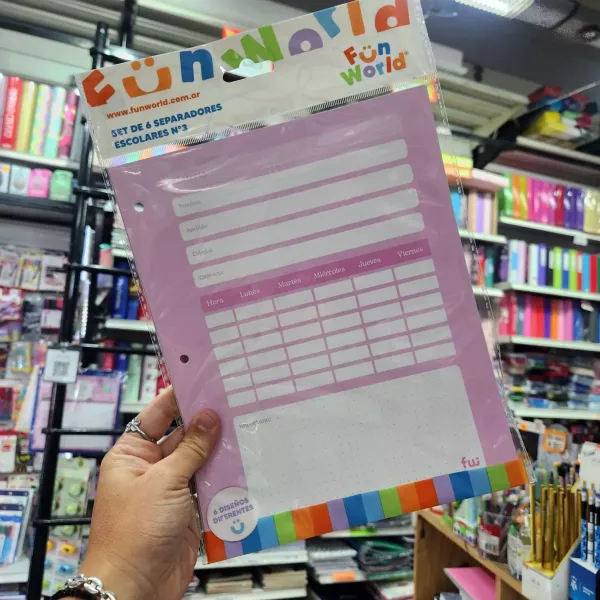 Separador FW N3 Pastel