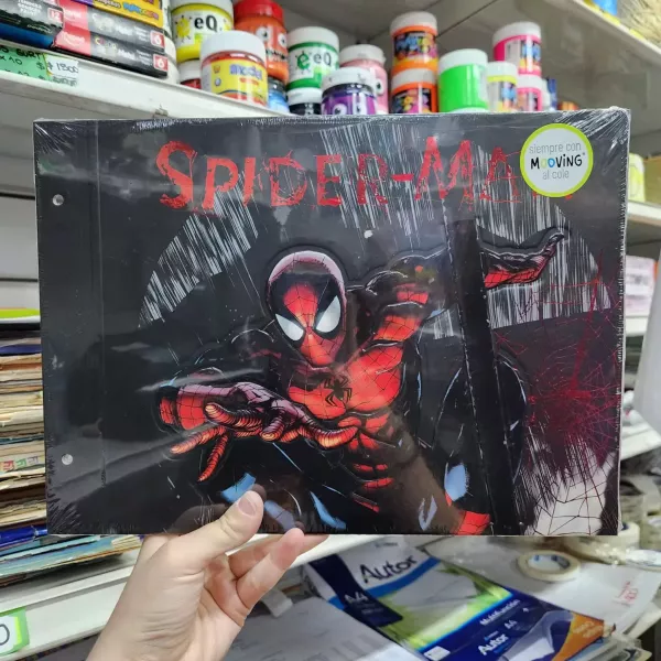 Carpeta dos tapas N°5 Mooving Spiderman