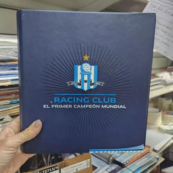 Carpeta Escolar N°3 aro de 40 Racing