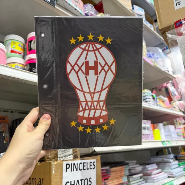 Carpeta dos Tapas Nro 3 Huracan - modelo 1