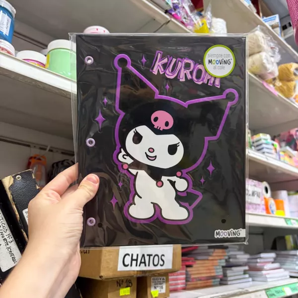 Carpeta Nro 3 dos tapas Mooving  Kuromi 2026