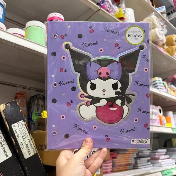 Carpeta Nro 3 dos tapas Mooving  Kuromi 2026