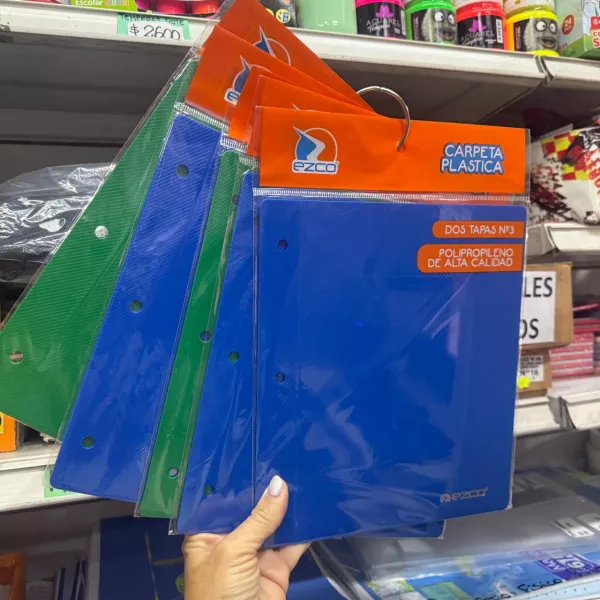 Carpeta Nro 3 Ezco transparente