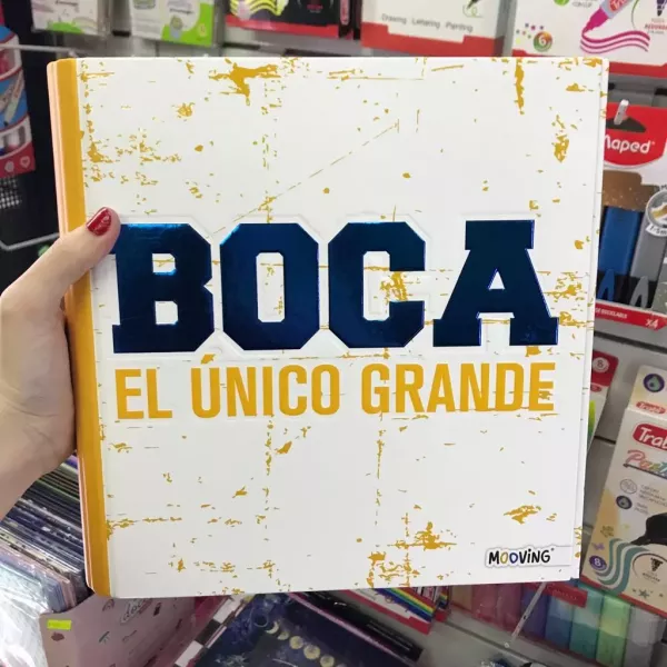 Carpeta Escolar N°3 aro de 40 Mooving Boca Juniors