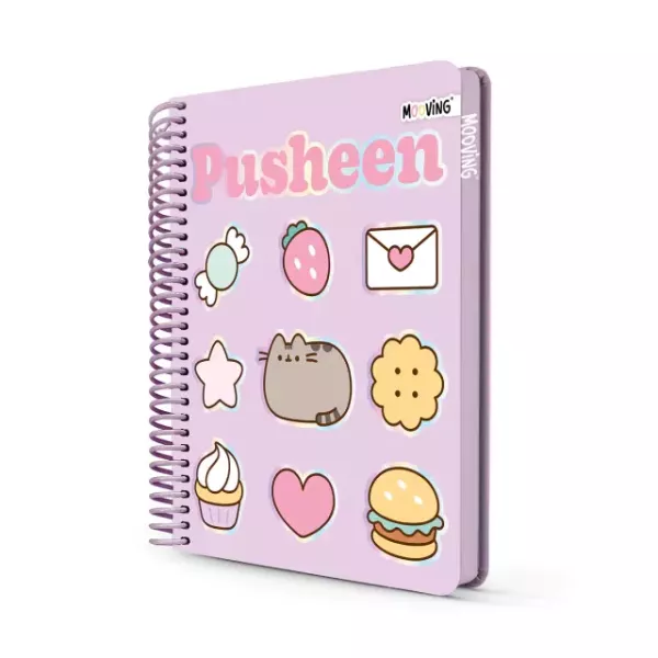 Cuaderno Medio Oficio Pusheen