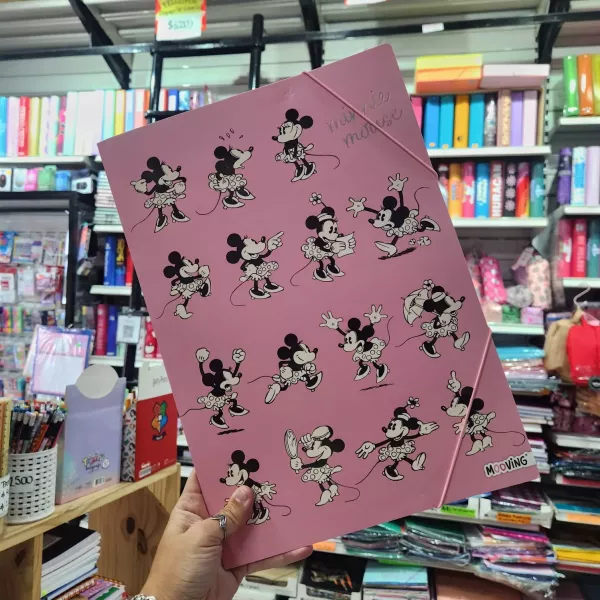 Carpeta 3 solapas Oficio Mooving Minnie 2026