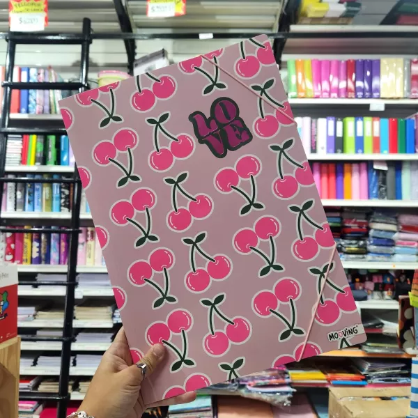 Carpeta 3 solapas Oficio Mooving Pink 2026
