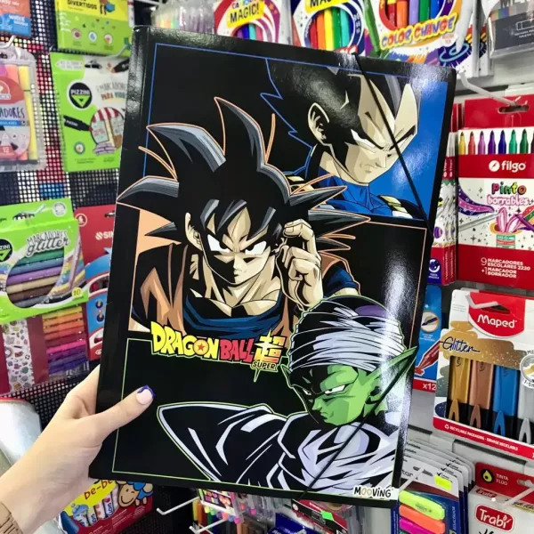 Carpeta 3 solapas Oficio Mooving Dragon Ball