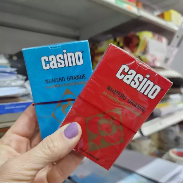 Cartas/ Naipes Plastificadas para Poker CASINO