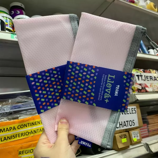 Canopla Eva Trama Rosa Pastel Canopla Eva Trama Rosa Pastel