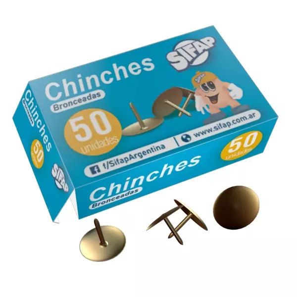 Chinches Sifap doradas x 25