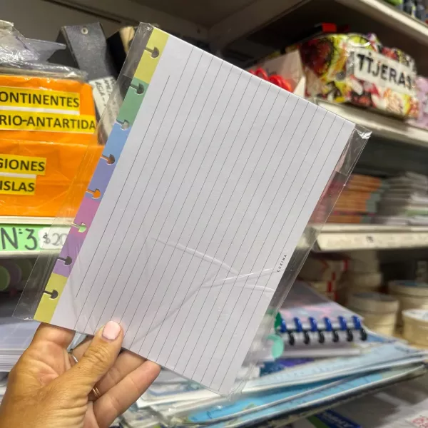 Repuesto Fichas A5 Cukina