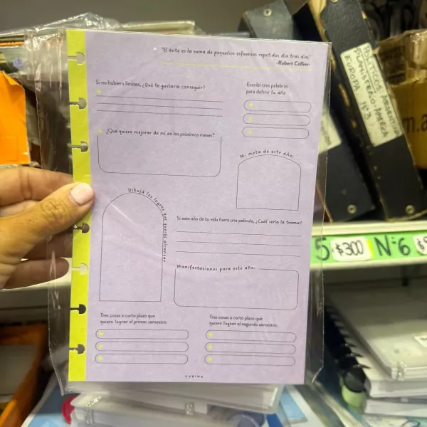 Repuesto Año a la vista A5 Cukina