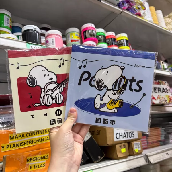 Cuaderno Hojas Lisas Snoopy