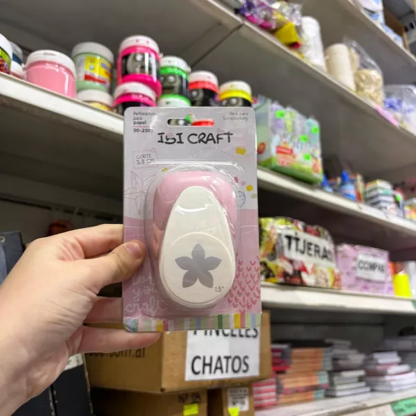 Perforadora Ibi Craft Flor para papel y cartulina