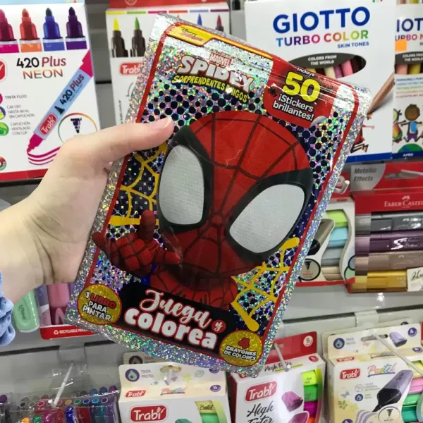 Pack Juega y Colorea Spidey & Friends