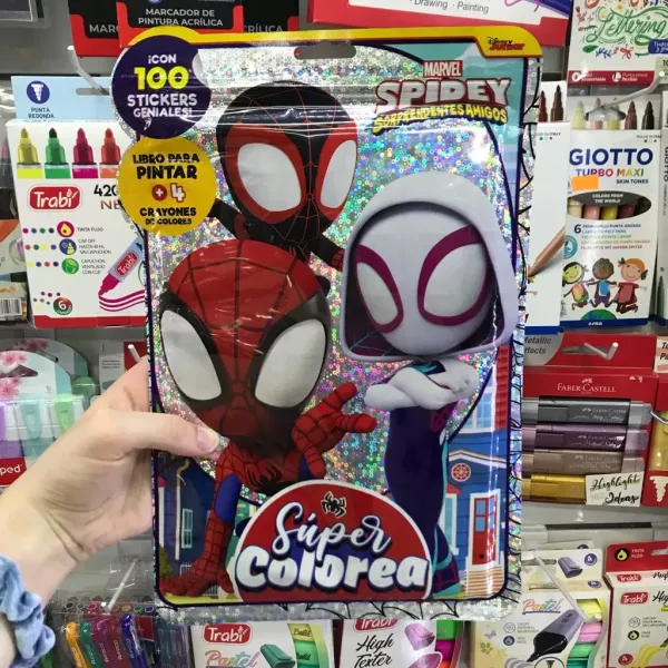 Pack Super Colorea Spidey & Friends