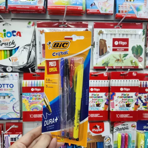 Kit Bic Cristal Bolígrafos + Resaltador