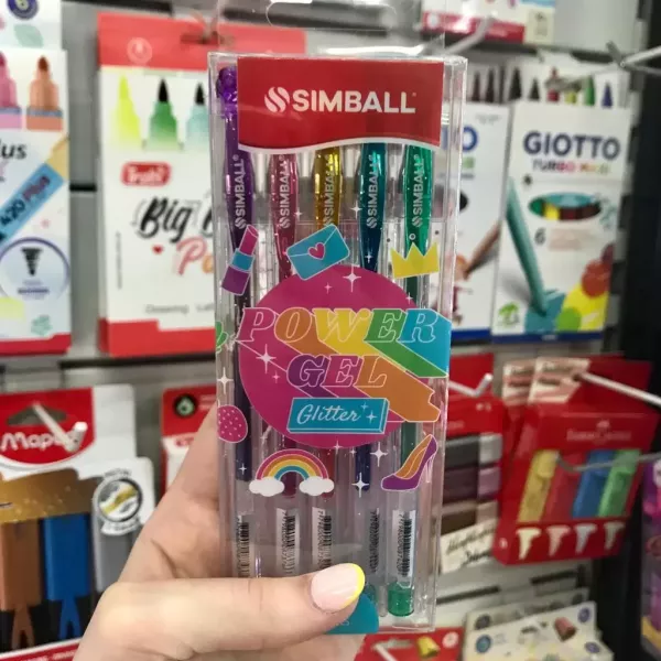 Roller Simball Power Gel x5 Glitter