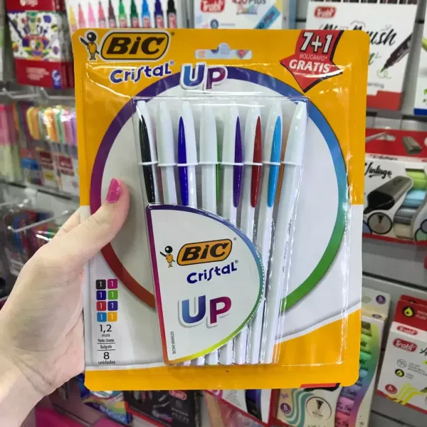 Bolígrafos Bic Cristal Up x8