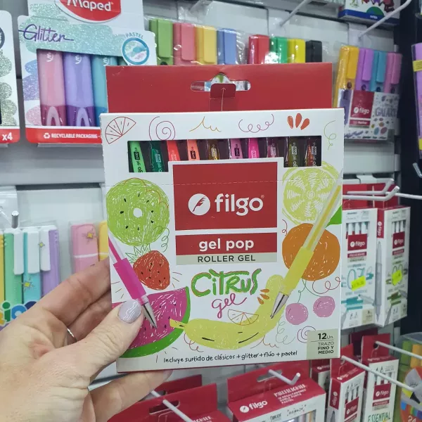 Roller Filgo Gel Pop x12 Citrus