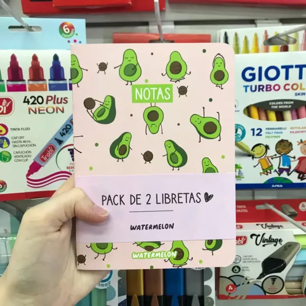 Pack 2 libretas Watermelon