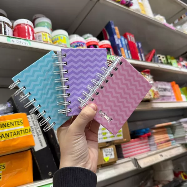 Libreta A7 Zigzag Rome