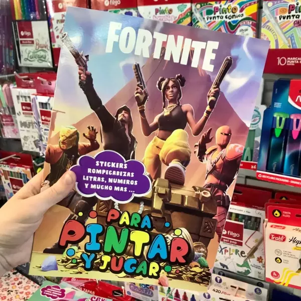 Libro para pintar Fortnite