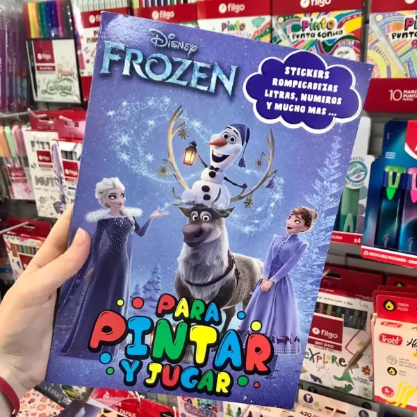 Libro para pintar Frozen