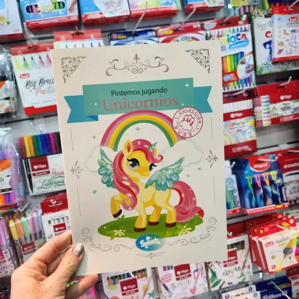 Libro para pintar Unicornios