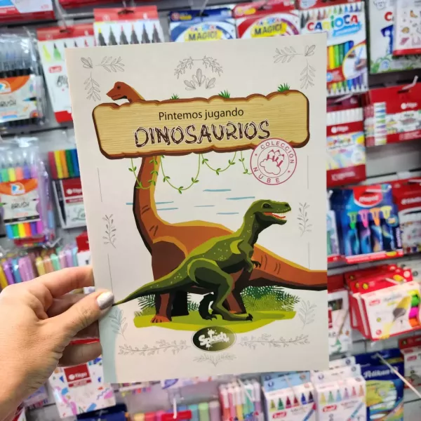 Libro para pintar Dinosaurios