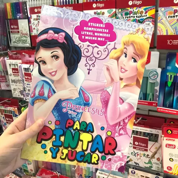 Libro para pintar Princesas