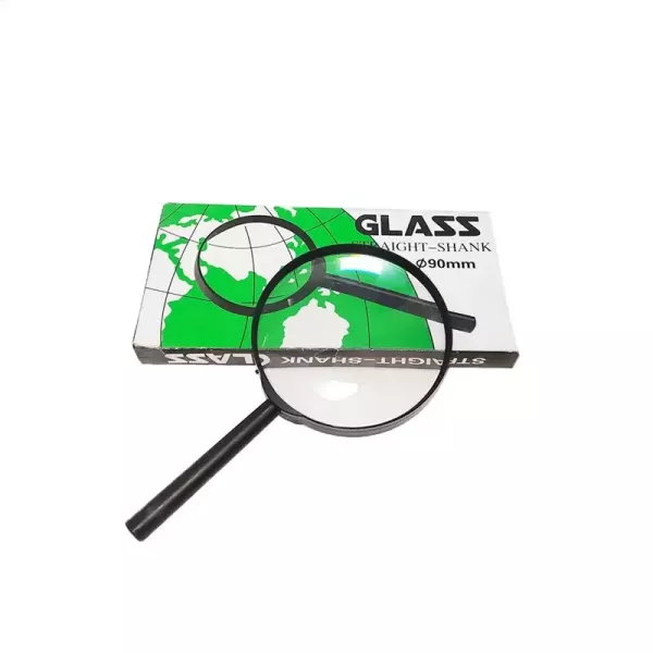 Lupa Glass 90 mm diámetro aro plástico