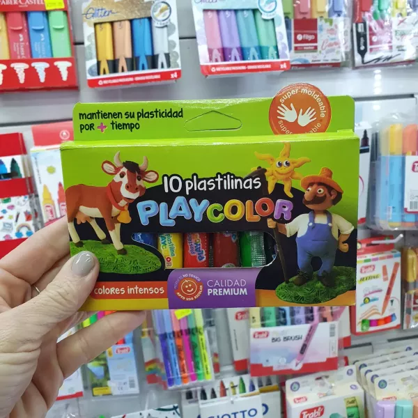 Plastilinas PlayColor x10