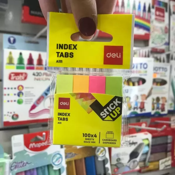 Notas adhesivas Deli Index Tabs