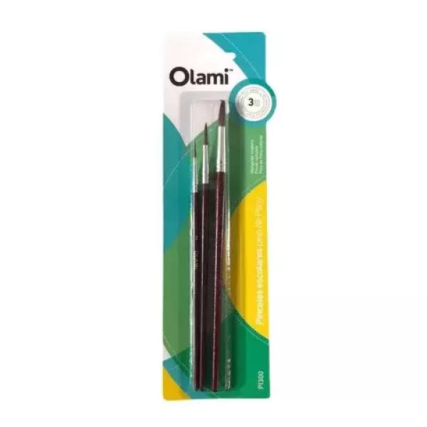 Set Pinceles Redondos Olami