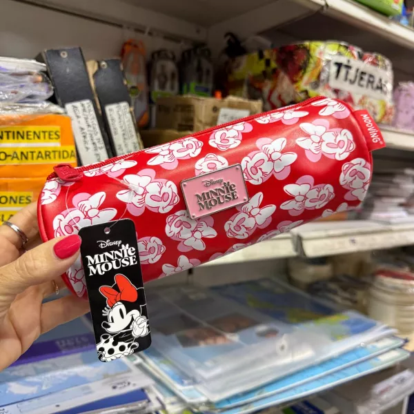 Cartuchera Mooving Tubo Minnie Mouse 2026