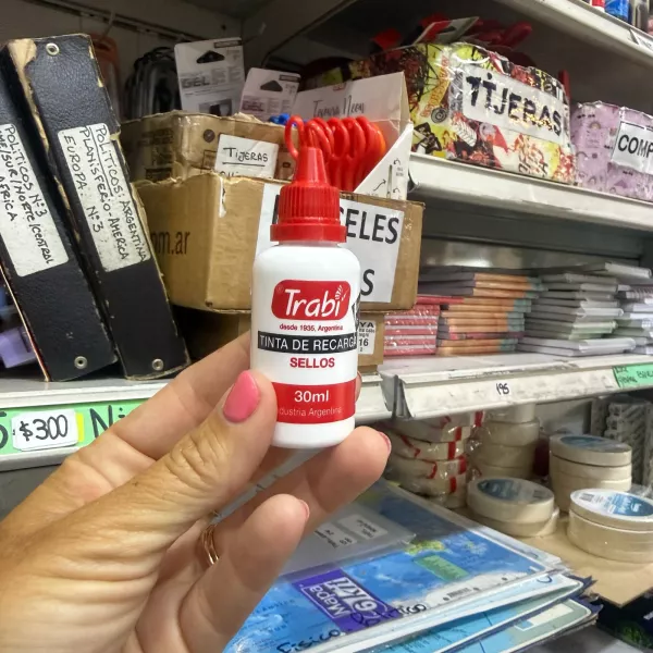 Tinta para sellos de Goma