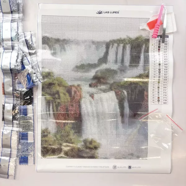 Kit Diamond Painting - Cataratas del Iguazú