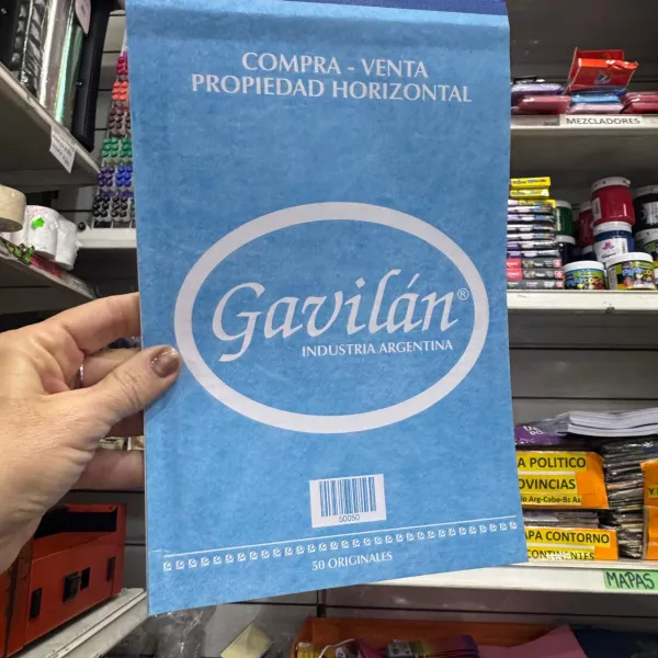 Talonario compra venta propiedad horizontal
