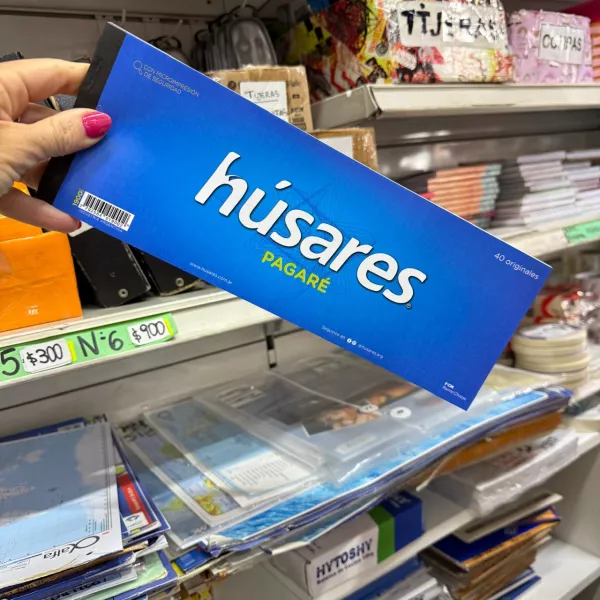 Talonario Húsares pagare Grande