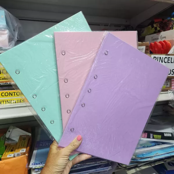 Carpeta A4 dos tapas cartón ROSA