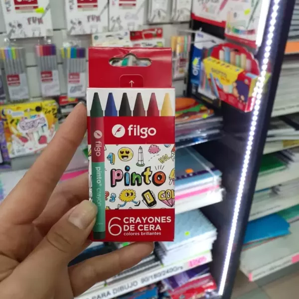 Crayones Filgo Pinto x6 cortos