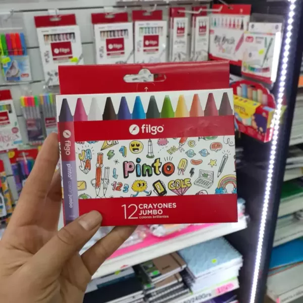 Crayones Filgo Pinto Jumbo x12