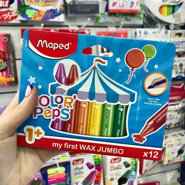 Crayones Maped Color Peps Jumbo x12