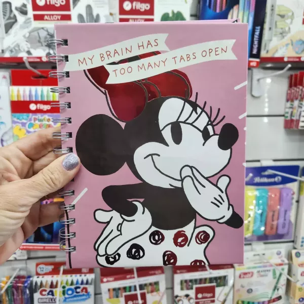 Cuaderno A5 mooving Minnie 16*21