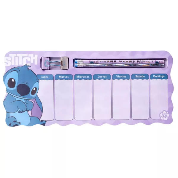 Organizador Semanal Stitch