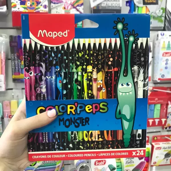 Lápices de colores Maped Color Peps Monster x24