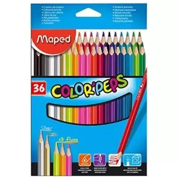 Lápices de colores Maped Color Peps Star x36